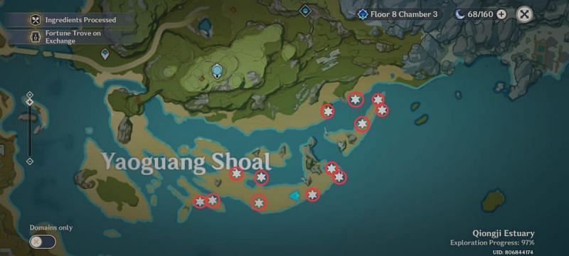 Starconch locations in Genshin Impact