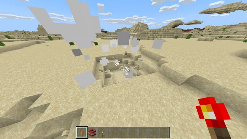 TNT Explosion in Minecraft