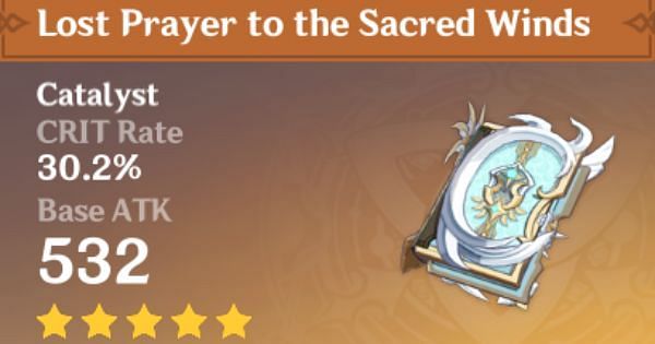 Lost Prayer to the Sacred Winds (Image via game with)