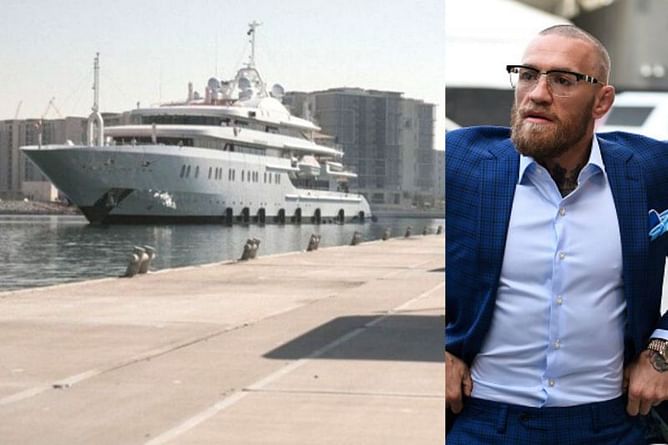 When Conor McGregor showed up to UFC Fight Island in style on a yacht!