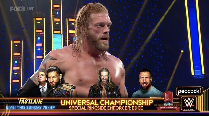Just as predicted, Edge will be going to Fastlane