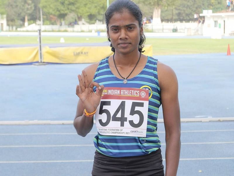 Dhanalakshmi recently shot to fame after smashing PT Usha&#039;s 23-yr-old 200m meet record. (Source: Sportstar)