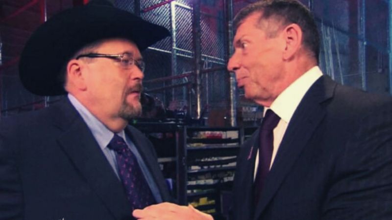 Jim Ross and Vince McMahon.