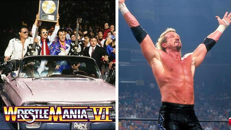 Former WCW Champion Diamond Dallas made a surprising cameo at WrestleMania VI driving a pink cadillac