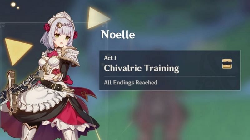 The Noelle Hangout event that has come with the Genshin Impact 1.4 update