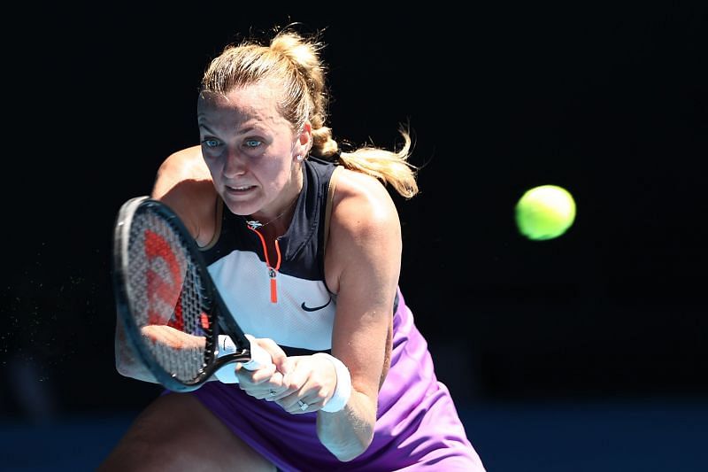 Petra Kvitova looked strong in the baseline department during the first round.