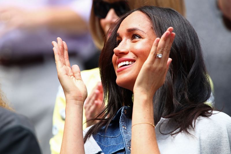Meghan Markle attends the final between Serena Williams and Bianca Andreescu at the 2019 US Open