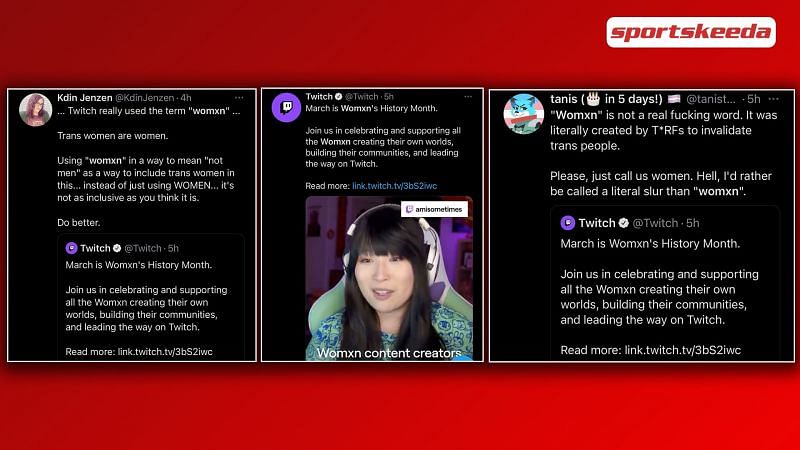 Twitch&#039;s attempts at being inclusive has backfired badly (Image via Sportskeeda)