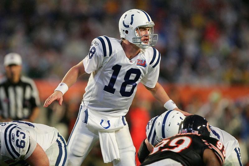 Peyton Manning at Super Bowl XLI: Indianapolis Colts v Chicago Bears