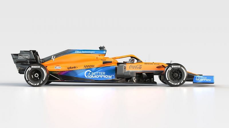 The new McLaren MCL35M Photo: Twitter.com/McLarenF1.
