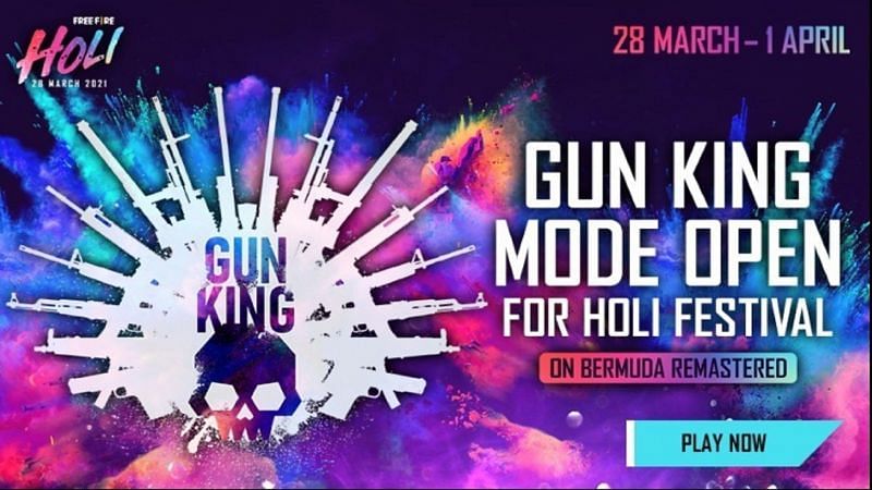 Gun King game mode has been recently added to the game (Image via Free Fire)