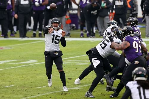 Gardner Minshew in action for the Jacksonville Jaguars