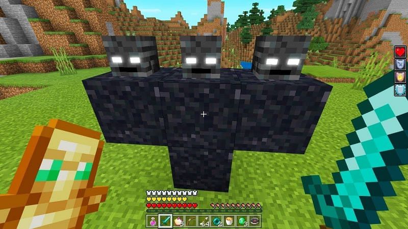 A Wither battle (Image via Glowific)
