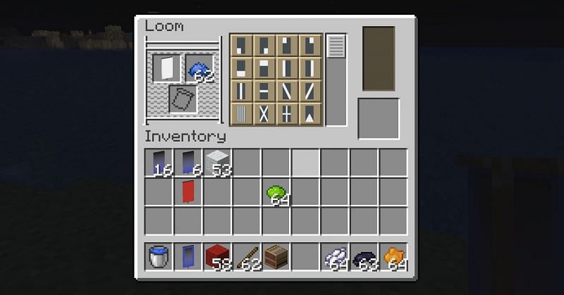 Loom options (Image via Minecraft)