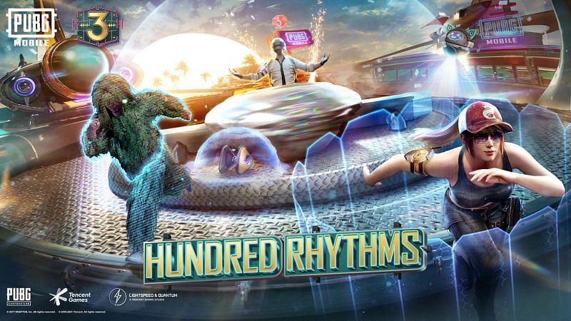 The Hundred Rhythms Mode is a new game mode that was added to PUBG Mobile with the 1.3 update (Image via PUBG Mobile / Facebook)