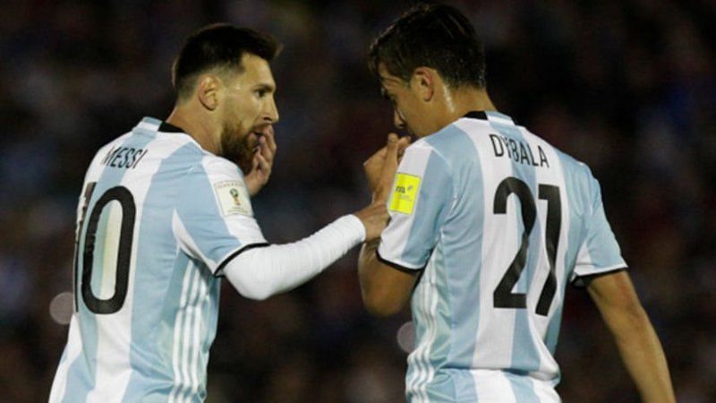 Lionel Messi and Paulo Dybala