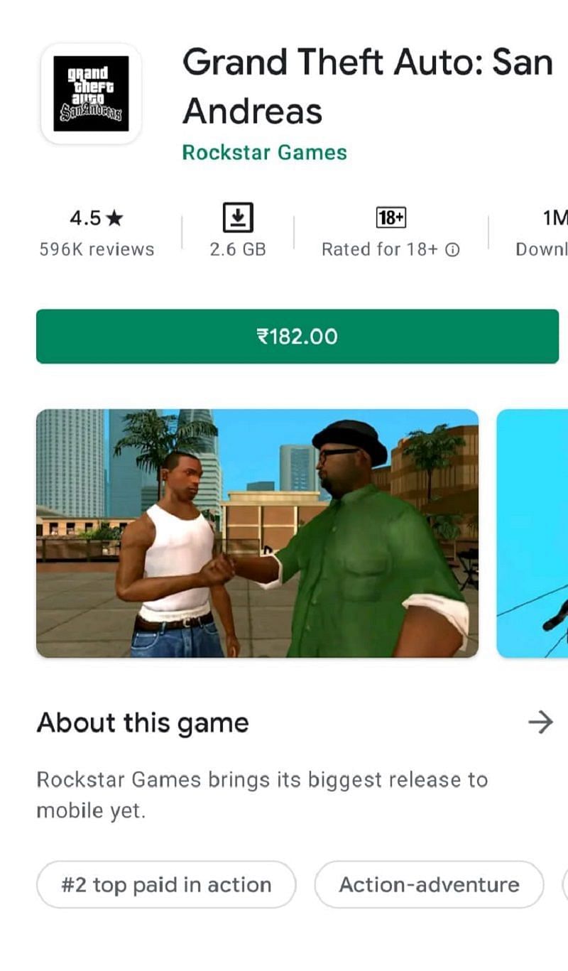 GTA San Andreas on the Play Store