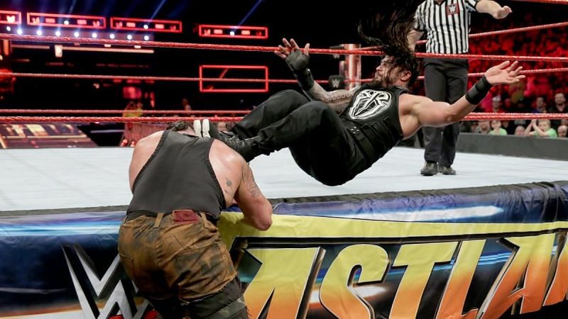 Roman Reigns and Braun Strowman&#039;s rivalry took another turn at Fastlane in 2017