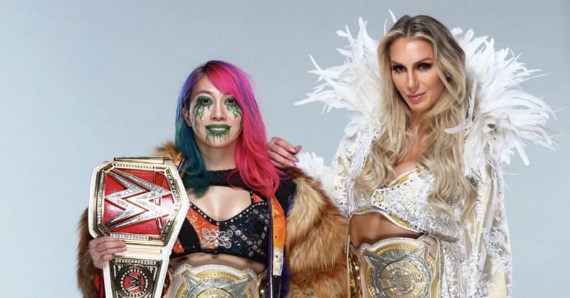 Charlotte Flair and Asuka in WWE