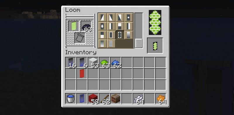 Loom options (Image via Minecraft)