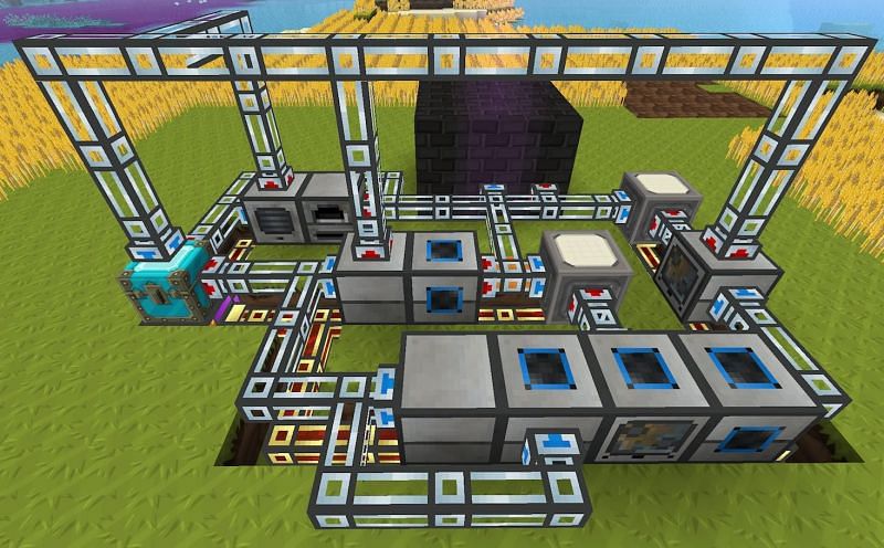 A super intricate Thermal Expansion factory (Image via Minecraftforum)
