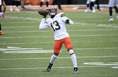 Odell Beckham Jr. in NFL action for the Cleveland Browns