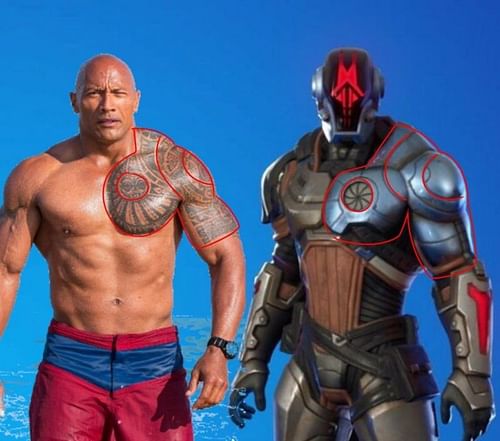 Dwayne "The Rock" Johnson will now be a part of the Fortnite universe? (Image via Twitter/OroFNRP)