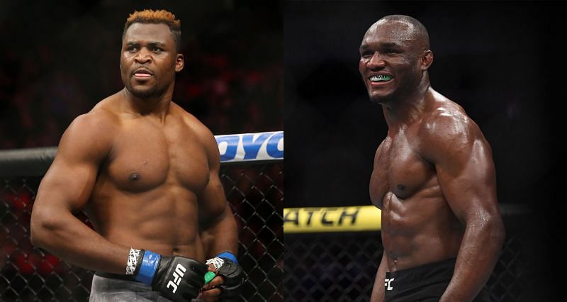 UFC welterweight champion Kamaru Usman (Right) will corner Francis Ngannou in the UFC 260 title fight