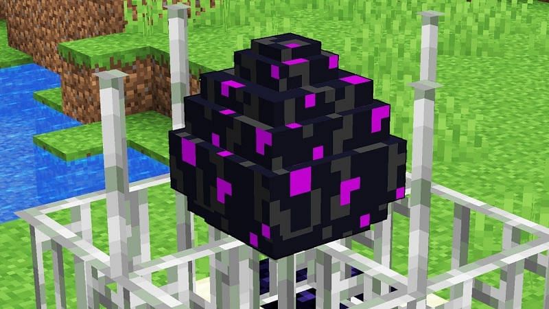 Ender Dragon egg (Image via alqurumresort.com)