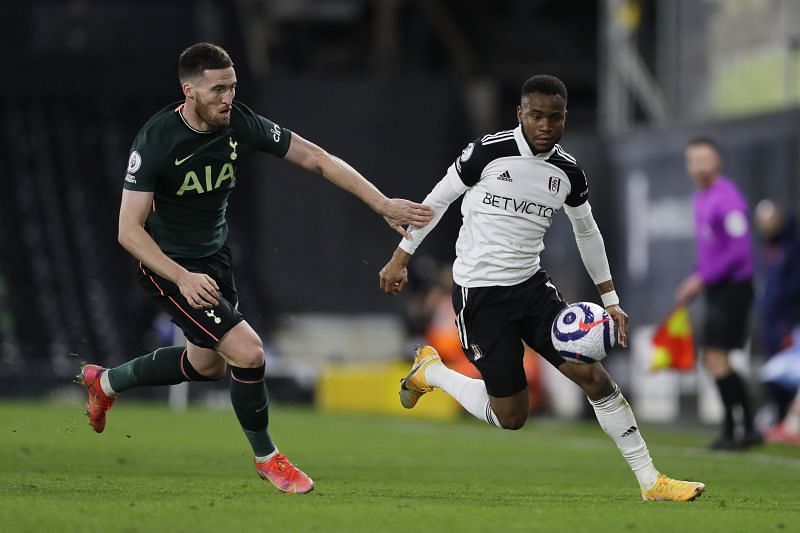 Ademola Lookman gave Tottenham problems in the second half.