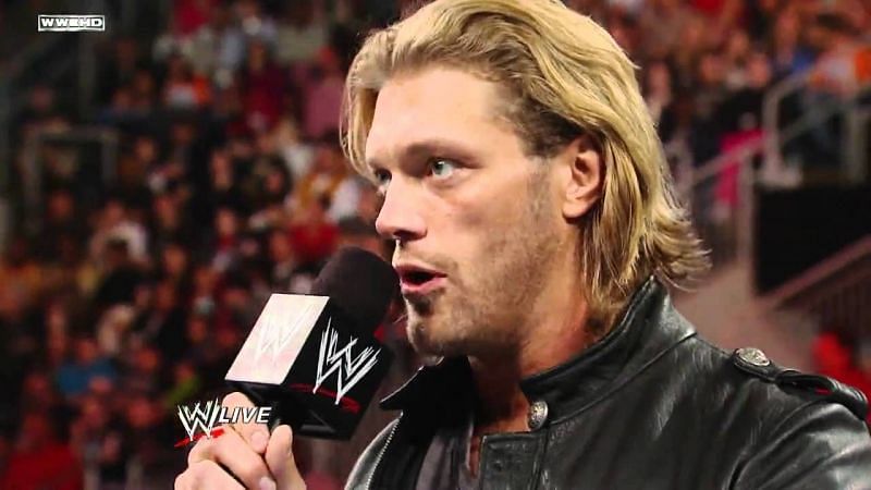 Edge announced that he had to retire from wrestling in 2011 on an episode of RAW