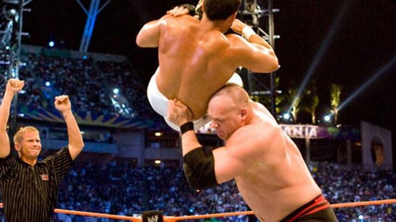 Kane shocked Chavo Guerrero at WrestleMania XXIV and captured the ECW Championship