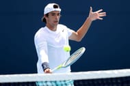 Lorenzo Musetti at the Miami Open in Miami Gardens, Florida