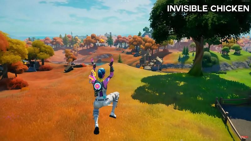 Every player needs an invisible chicken in Fortnite Season 6 (Image Via YouTube/Glitch King)