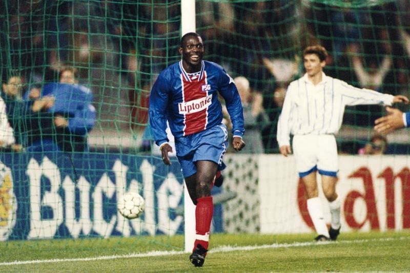 George Weah rose to stardom for his exploits with PSG in Ligue 1.