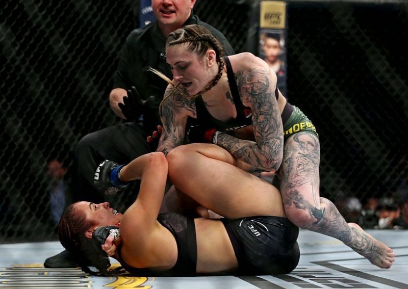 Megan Anderson has remarkable striking power for a Featherweight.