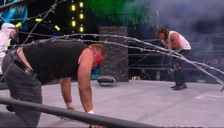 The very dangerous Exploding Barb Wire match was hard to watch at times.