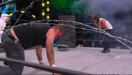 The very dangerous Exploding Barb Wire match was hard to watch at times.