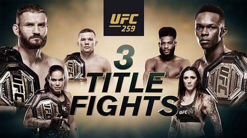 UFC 259 PPV event is scheduled to take place on March 6, 2021. 