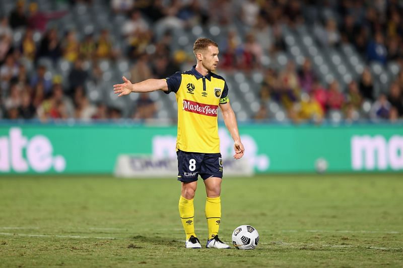 Oliver Bozanic will be in action for Central Coast Mariners against Adelaide United
