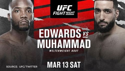 Leon Edwards faces Belal Muhammad in this weekend's UFC main event