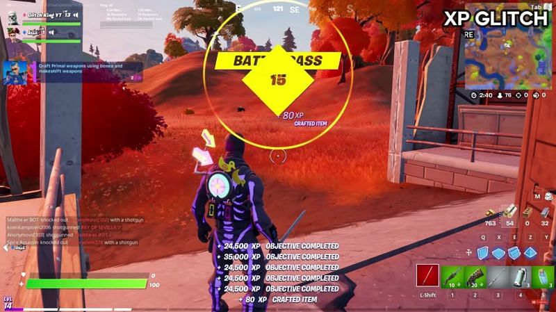 What Gives You The Most Xp In Fortnite Chapter 2 Season 6 Fortnite Season 6 Xp Glitch Grants 133 080 Xp Here Is How
