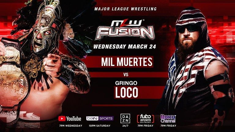 MLW Fusion Match Two: Mil Muertes vs. Gringo Loco