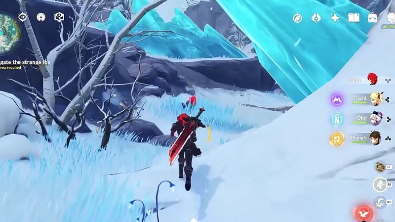 The third Scarlet Quartz for the Frostbearing Tree (Image via Gamers Heroes, YouTube)