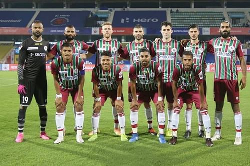 ATK Mohun Bagan squad (Image Courtesy: ISL Media)