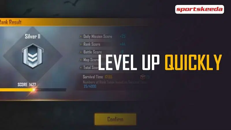 Tips to level up faster in Free Fire