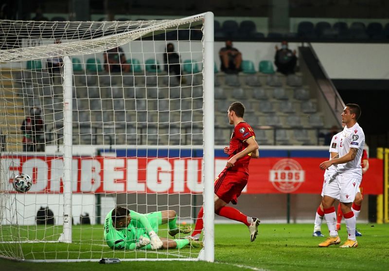 Hans Vanaken scored his first international goal