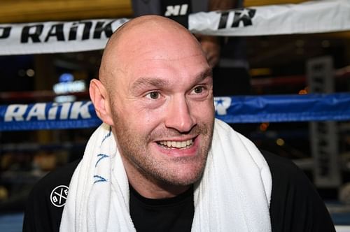 Tyson Fury v Tom Schwarz - Media Workouts