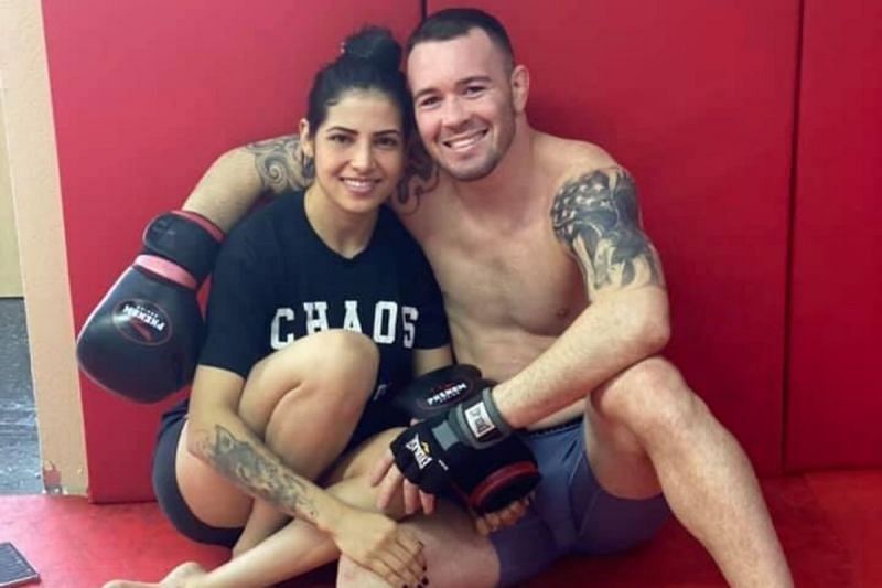 Polyana Viana and Colby Covington (Image credits: @colbycovmma on Instagram)