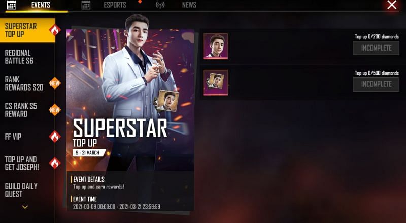 Superstar Top Up